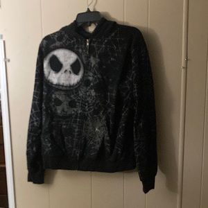 Disney Women’s Medium Jack Skellington Black Jacket